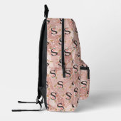 Buchstabe S Bedruckter Rucksack (Links)