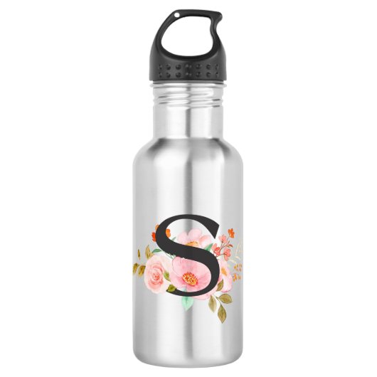 Buchstabe S Edelstahlflasche (Vorderseite)