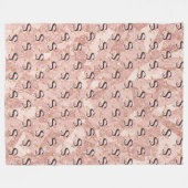 Buchstabe S Fleecedecke (Vorderseite (Horizontal))