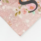 Buchstabe S Fleecedecke (Ecke)