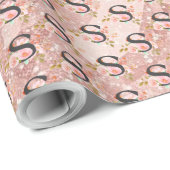 Buchstabe S Geschenkpapier (Rolleneckpunkt)