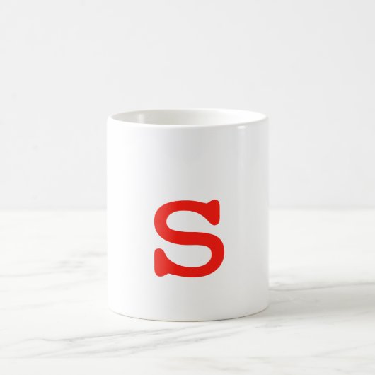Buchstabe S Kaffeetasse (Mittel)