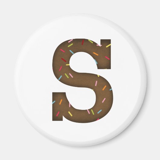 Buchstabe S Magnet (Vorne)