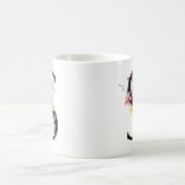 Buchstabe S mit Blumen Kaffeetasse (Mittel)