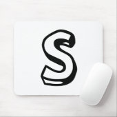Buchstabe S Mousepad (Mit Mouse)