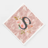 Buchstabe S Serviette (Ecke)