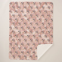 Buchstabe S Sherpadecke