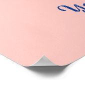 Buchstabe T - Blumen Poster (Ecke)