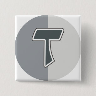 Buchstabe T Button