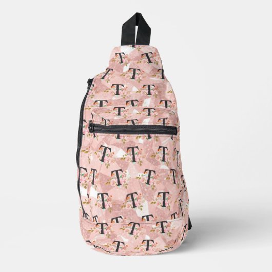 Buchstabe T Crossbody Bag (Vorderseite)