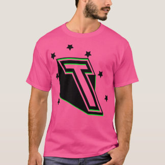 Buchstabe T Hauptstadt Buchstaben Name Buchstaben  T-Shirt