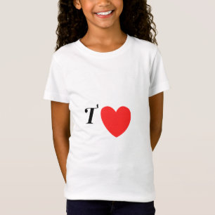 Buchstabe T Herz - Valentinstag Anfangsbuchstabe L T-Shirt