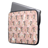Buchstabe T Laptopschutzhülle (Vorderseite Links)