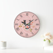 Buchstabe U Große Wanduhr (Zuhause)