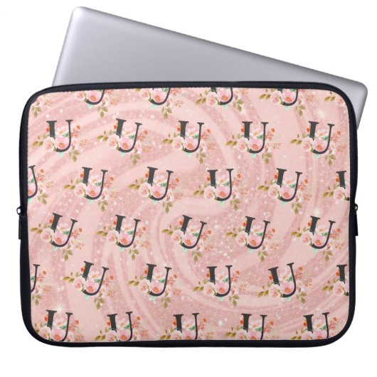 Buchstabe U Laptopschutzhülle (Vorderseite)