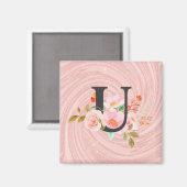 Buchstabe U Magnet (Vorderseite/Rückseite)