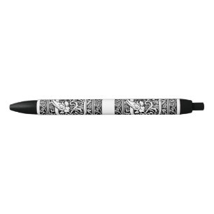Buchstabe U Mittelalterliche Monogramm-Kunst im Ju Kugelschreiber