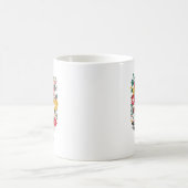 Buchstabe U | Monogramm-I-Tasse für den Blasenbrie Kaffeetasse (Mittel)