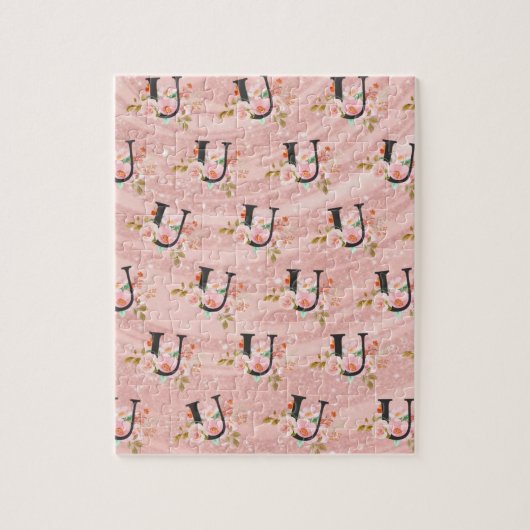 Buchstabe U Puzzle (Vertikal)