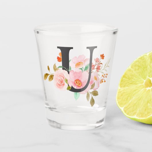 Buchstabe U Schnapsglas (Vorderseite)