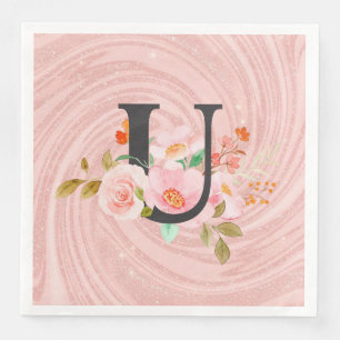 Buchstabe U Serviette