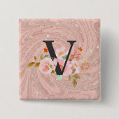Buchstabe V Button (Vorderseite)