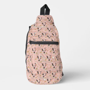 Buchstabe V Crossbody Bag