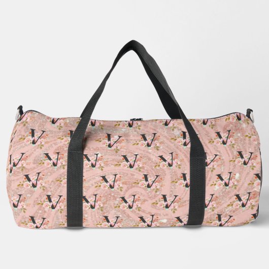 Buchstabe V Duffle Bag (Vorderseite)