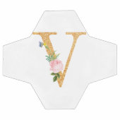 Buchstabe v fußball (Flach)