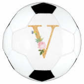 Buchstabe v fußball (Vorderseite)