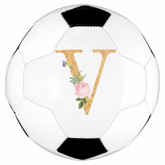 Buchstabe v fußball (Vorderseite)