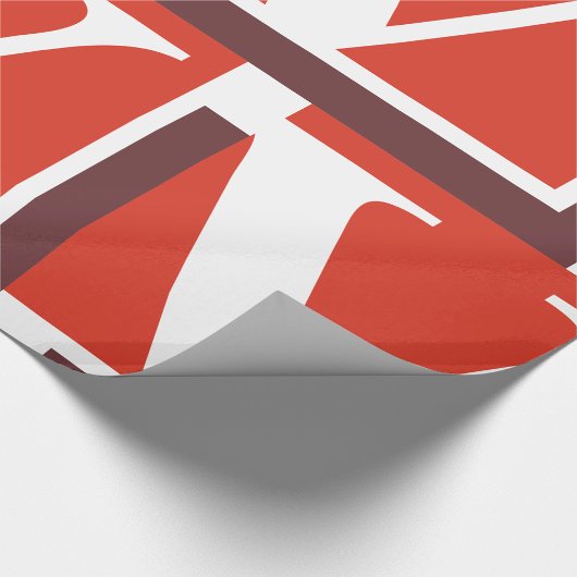 Buchstabe V Geschenkpapier