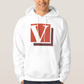 Buchstabe V Hoodie (Vorderseite)