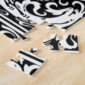 Buchstabe V Mittelalterliches Monogramm Jugendstil Puzzle (Seite)