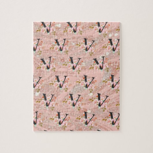 Buchstabe V Puzzle (Vertikal)