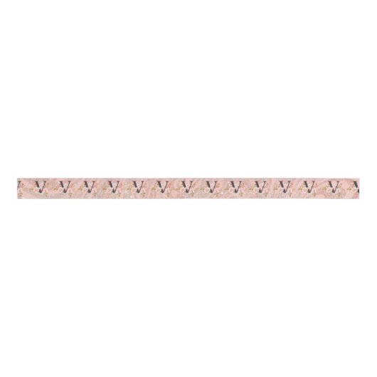 Buchstabe V Ripsband (Vorderseite)