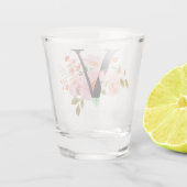 Buchstabe V Schnapsglas (Rückseite)