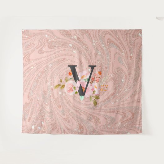 Buchstabe V Wandteppich (Vorderseite (Horizontal))