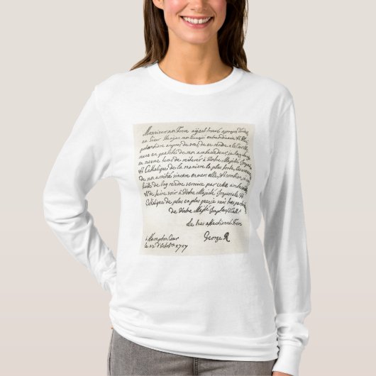 Buchstabe von George I zu Charles VI T-Shirt (Vorderseite)