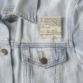 Buchstabe von George III zu seinem Großvater Button (Beispiel)