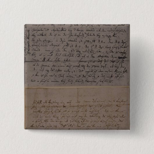 Buchstabe von Leopold Mozart Button (Vorderseite)
