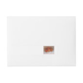 Buchstabe von Sankt-Weihnachten Rundum-Adressaufkleber