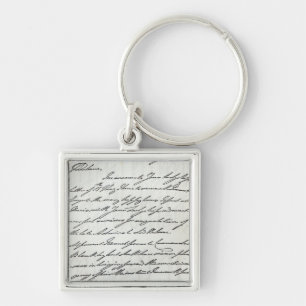 Buchstabe von William IV zu Dame Nelson Schlüsselanhänger