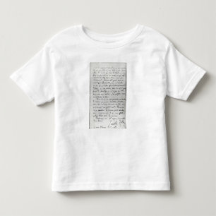 Buchstabe von Zola zu Edouard Manet 1868 Kleinkind T-shirt