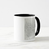 Buchstabe von Zola zu Edouard Manet 1868 Tasse (VorderseiteRechts)