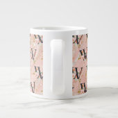 Buchstabe W Jumbo-Tasse (Rückseite)