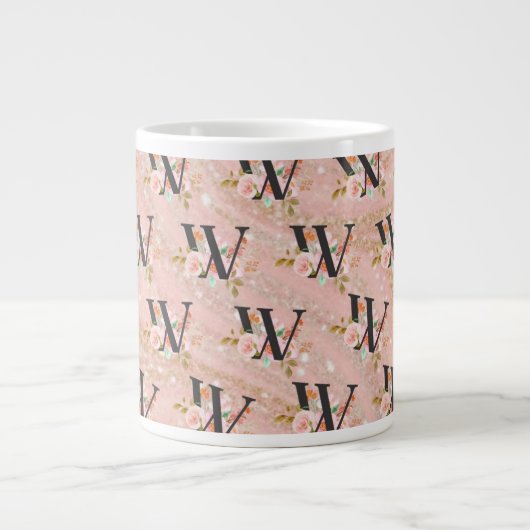 Buchstabe W Jumbo-Tasse (Vorderseite)
