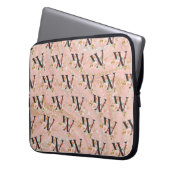 Buchstabe W Laptopschutzhülle (Vorderseite Links)