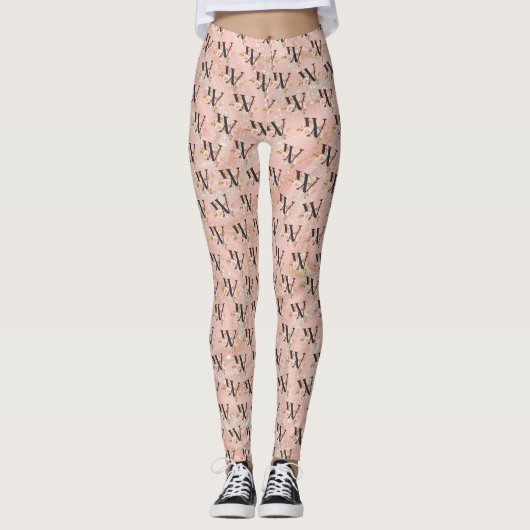 Buchstabe W Leggings (Vorderseite)