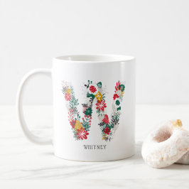 Buchstabe W | Monogramm-I-Tasse für den Blasenbrie Kaffeetasse